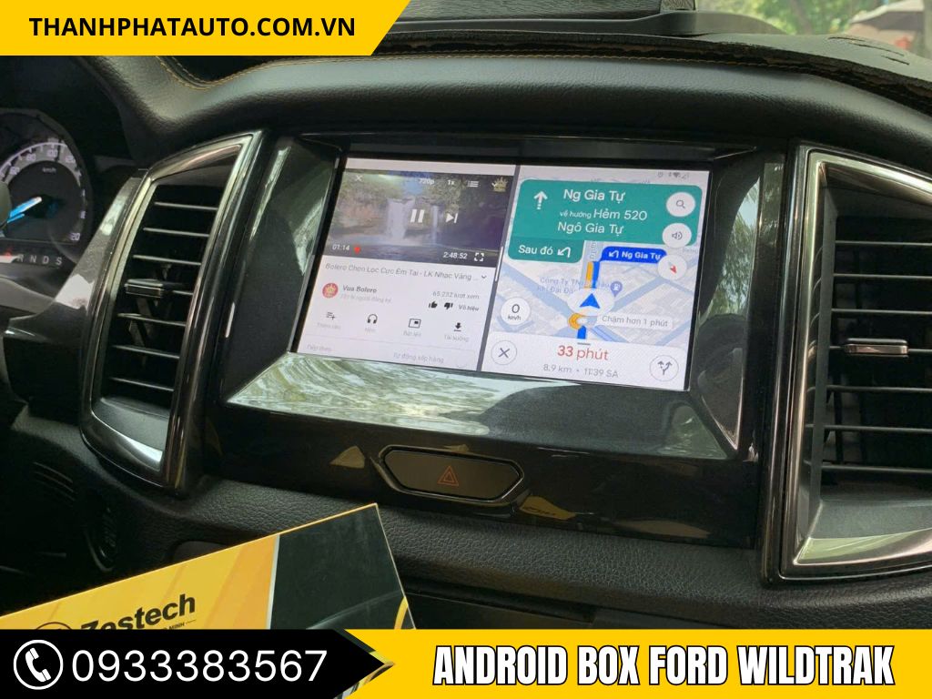 Android box DX265 cho Wildtrak