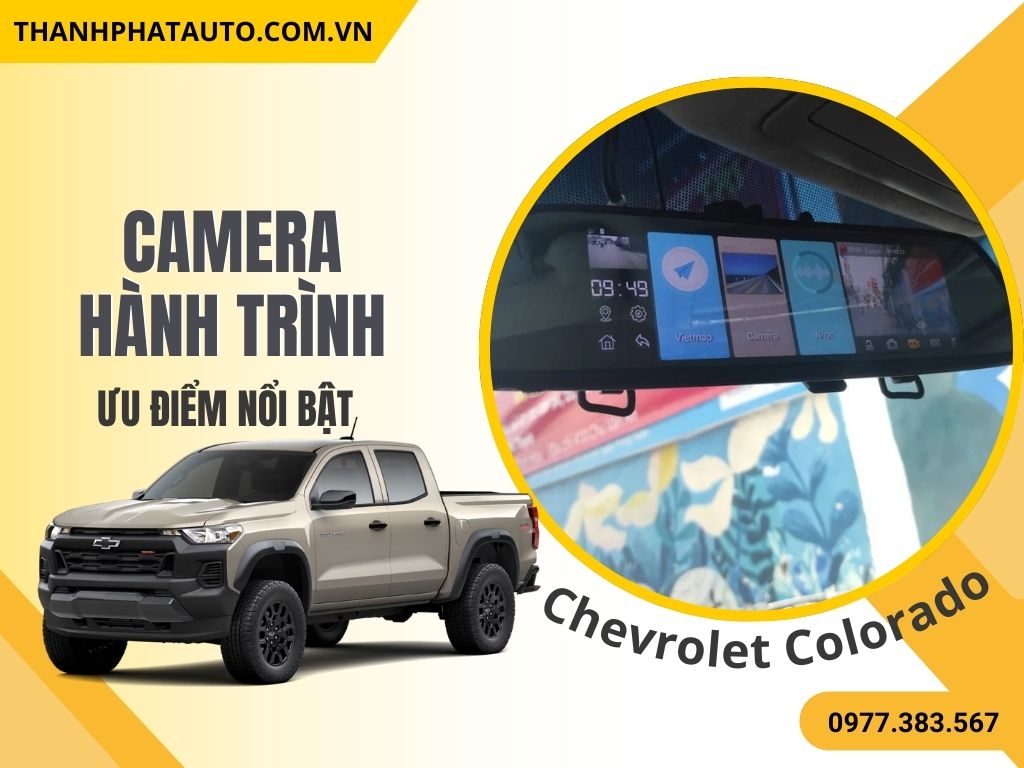  Camera Hành Trình cho Chevrolet Colorado 