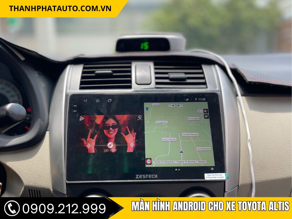 Màn Hình Android Cho Xe Toyota Altis 
