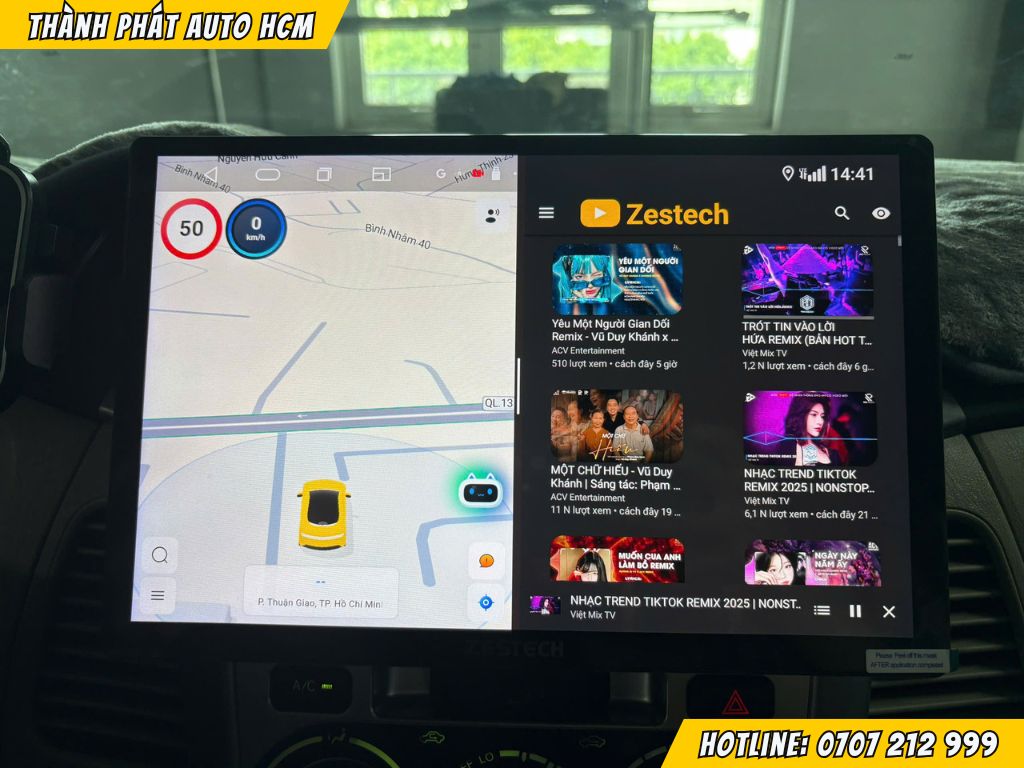 Lắp Màn Hình Android ADAS 360 Xe Toyota Innova