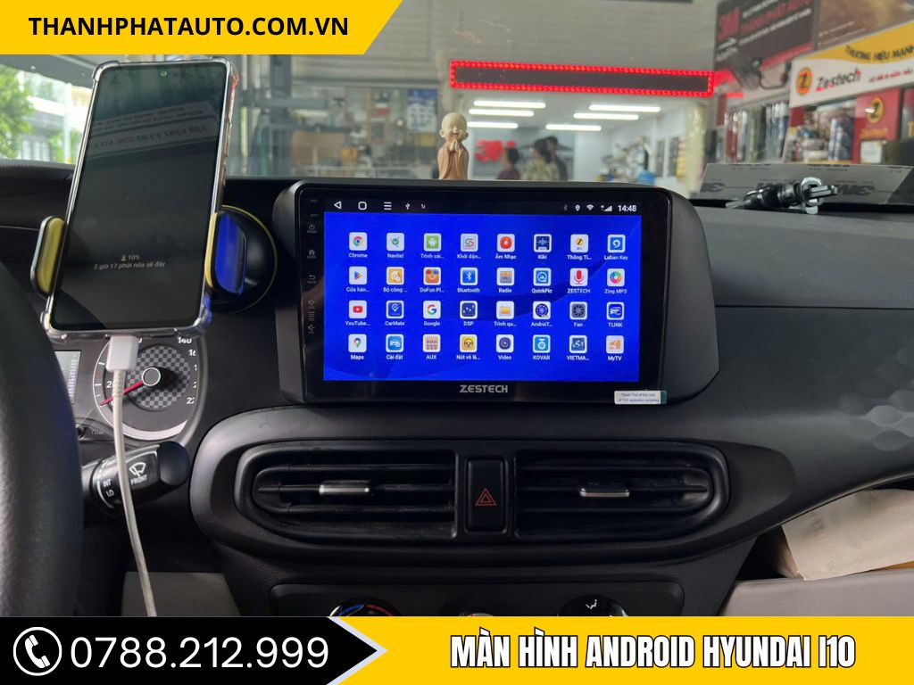 Màn hình Android Hyundai I10 2021-2025 