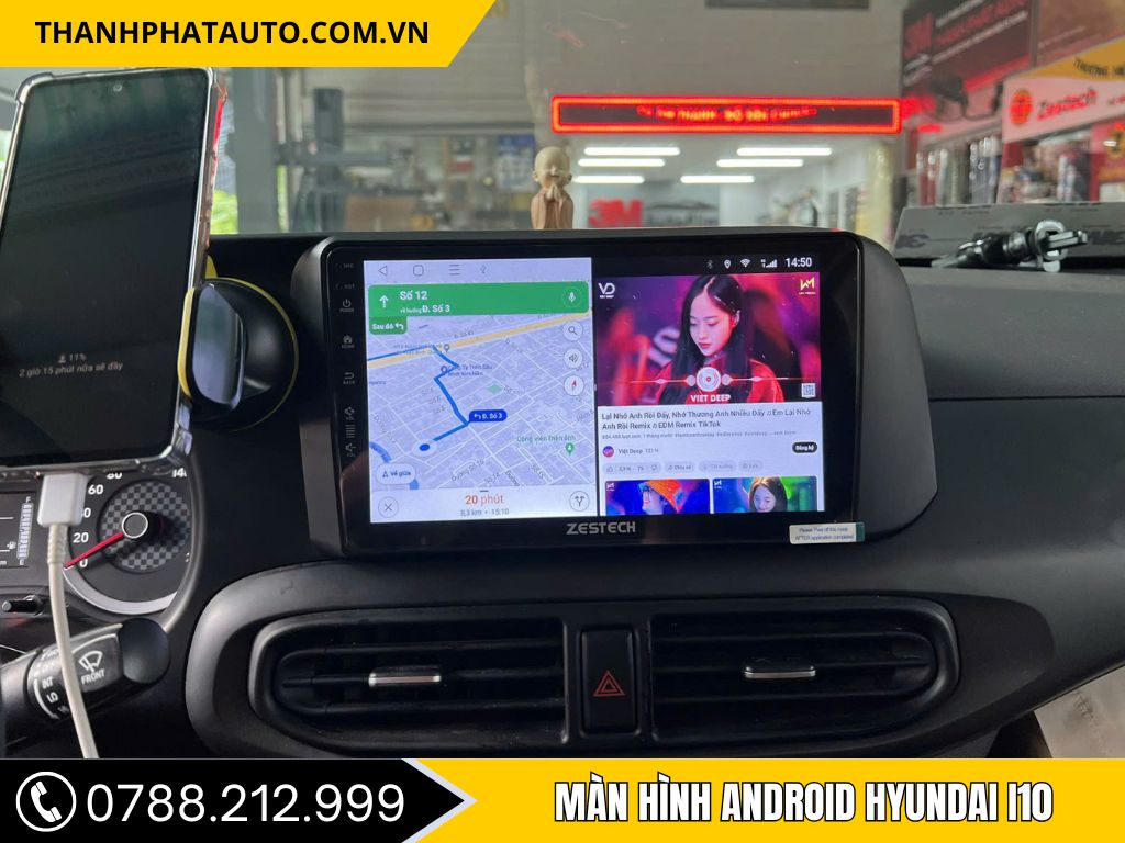 Màn hình Android Hyundai I10 2021-2025