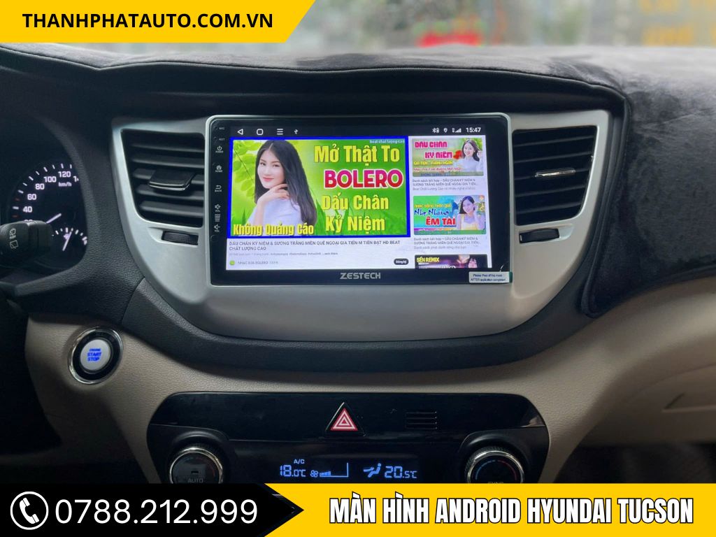 Màn hình Hyundai Tucson 2015-2018