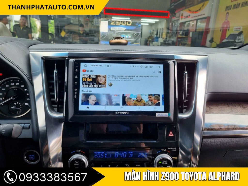 Màn hình Z900 Toyota Alphard