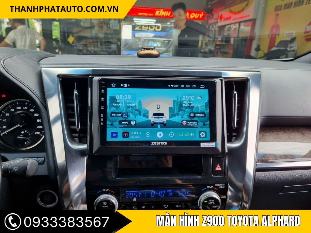 Màn hình Z900 Toyota Alphard