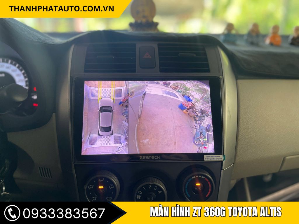 màn hình Zt 360g xe altis