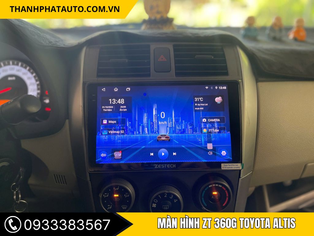 màn hình Zt 360g xe altis