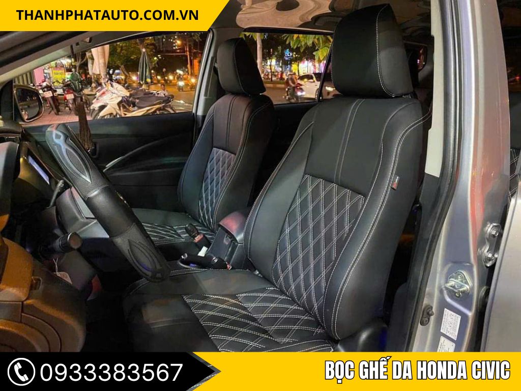 Địa Chỉ Bọc Ghế Da Cho Xe Honda Civic Uy Tín Tại TP.HCM