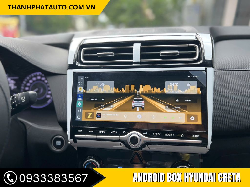 Android Box Xe Hyundai Creta – Lắp Nhanh, Tiện Ích Đa Năng