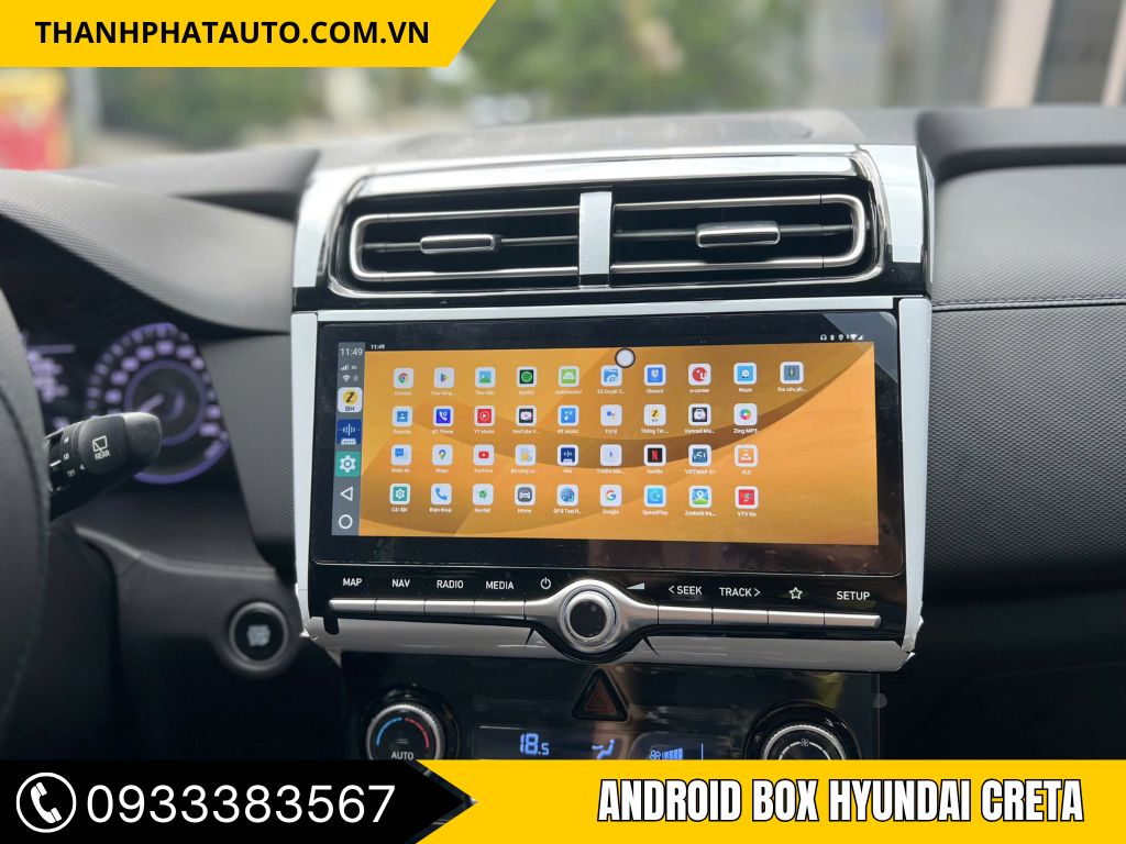 Android Box Xe Hyundai Creta – Lắp Nhanh, Tiện Ích Đa Năng