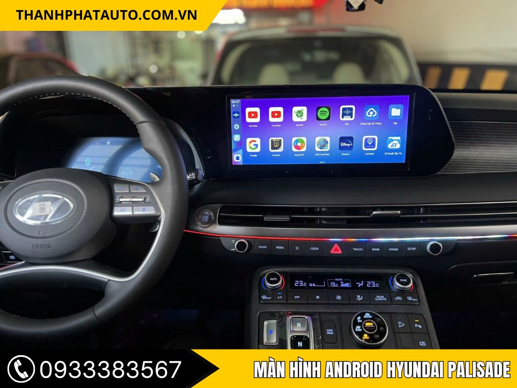 Android Box Xe Hyundai Palisade - Cắm Là Dùng, Giữ Zin 100%