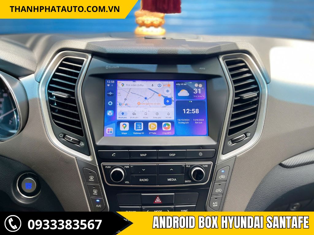 Android Box Xe Hyundai Santafe - Hiện Đại, Thông Minh