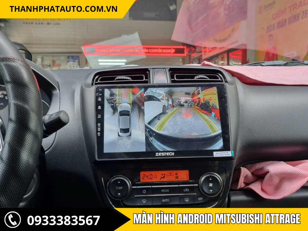 Màn Hình Android Mitsubishi Attrage 