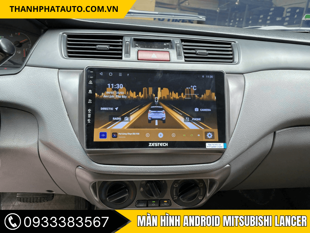 Màn Hình Android Mitsubishi Lancer