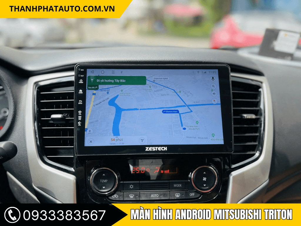 Màn Hình Android Mitsubishi Triton