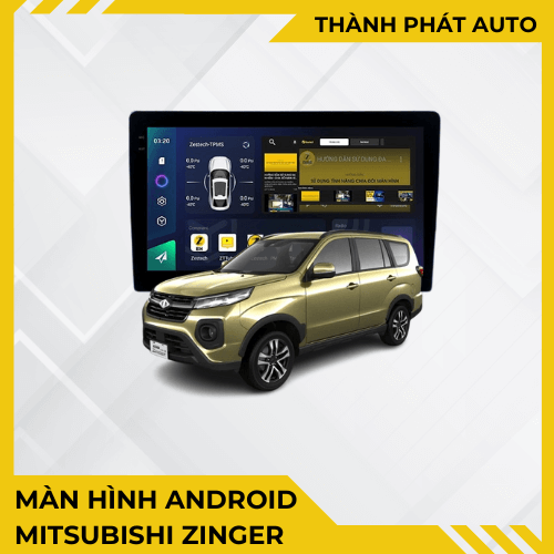 Màn Hình Android Cho Xe Mitsubishi Zinger