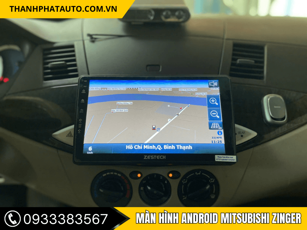 Màn Hình Android Mitsubishi Zinger