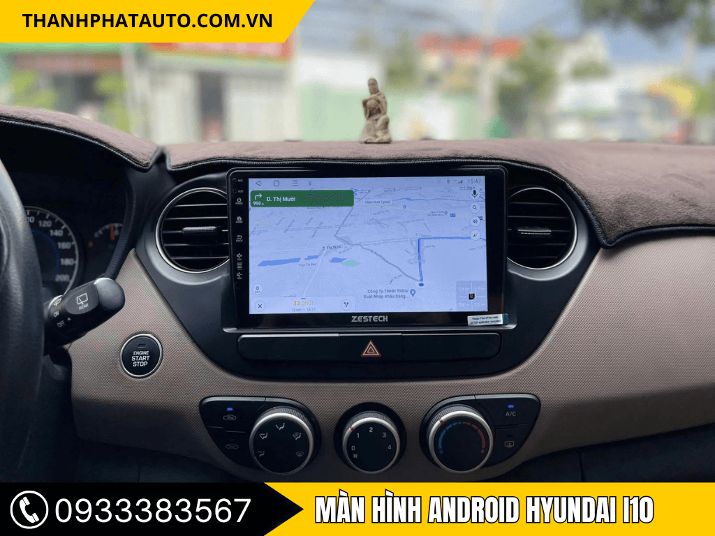 Màn Hình Android Xe Hyundai i10 