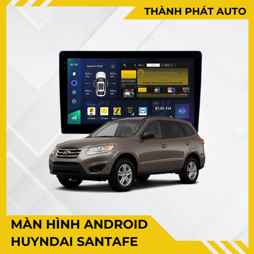 Màn Hình Android Cho Xe Hyundai Santafe