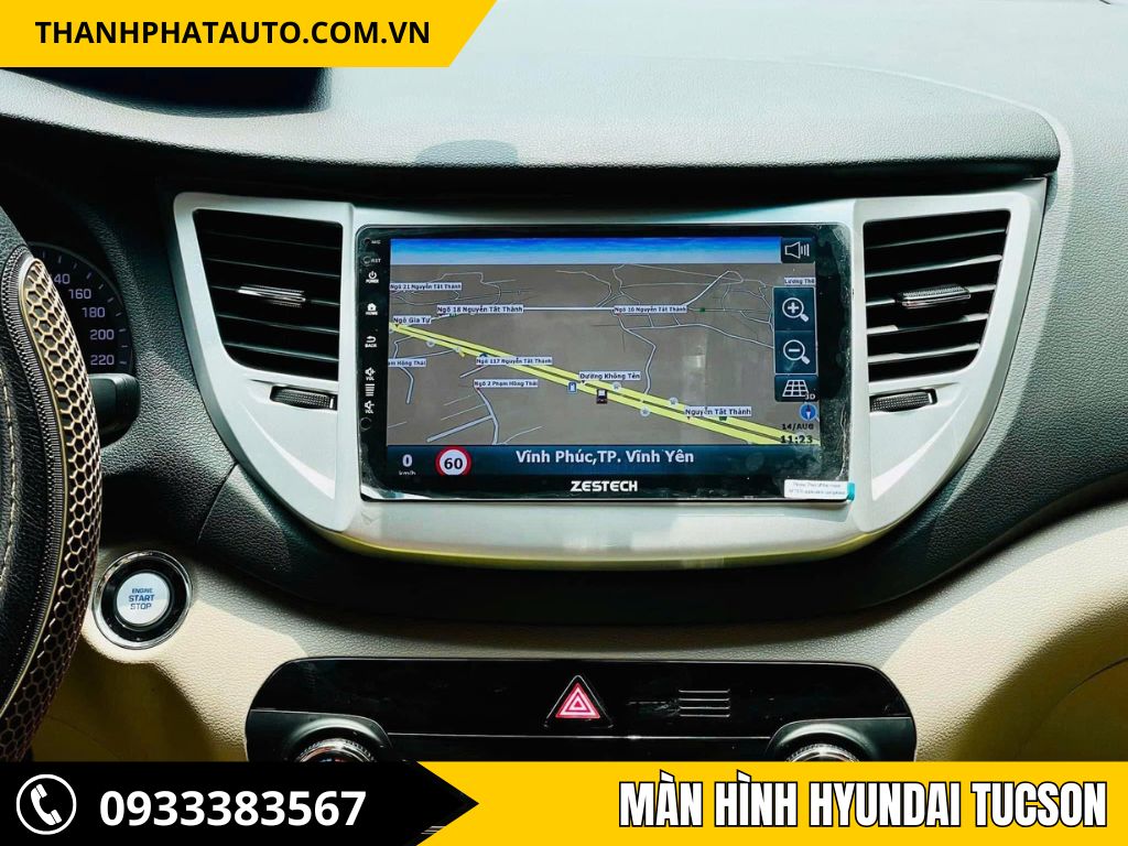 Màn Hình Android Xe Hyundai Tucson – Mượt, Giữ Zin
