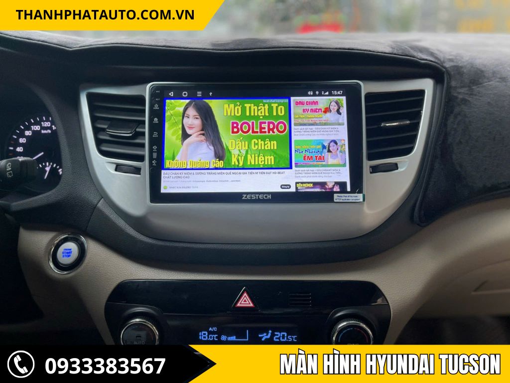 Màn Hình Android Xe Hyundai Tucson – Mượt, Giữ Zin