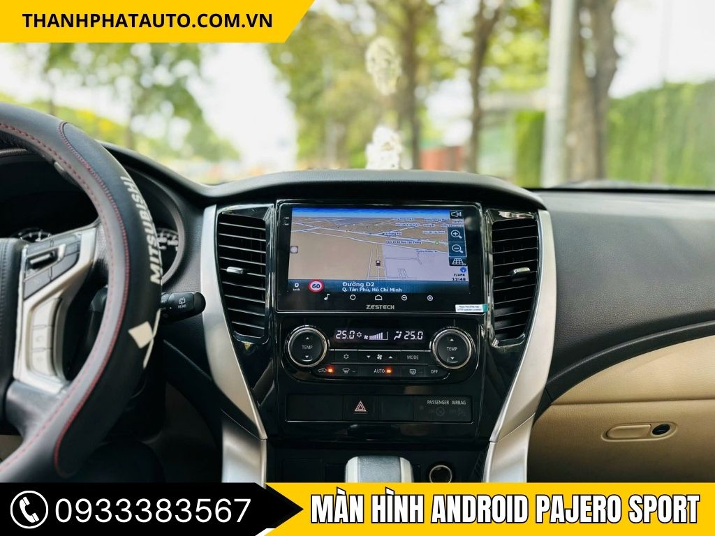 Màn Hình Android Mitsubishi Pajero Sport