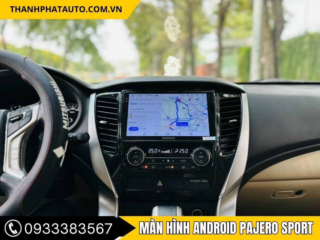 Màn Hình Android Mitsubishi Pajero Sport