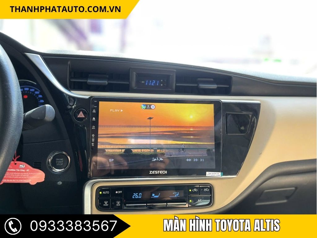 Hình Ảnh Màn Hình Toyota Altis 2014-2021