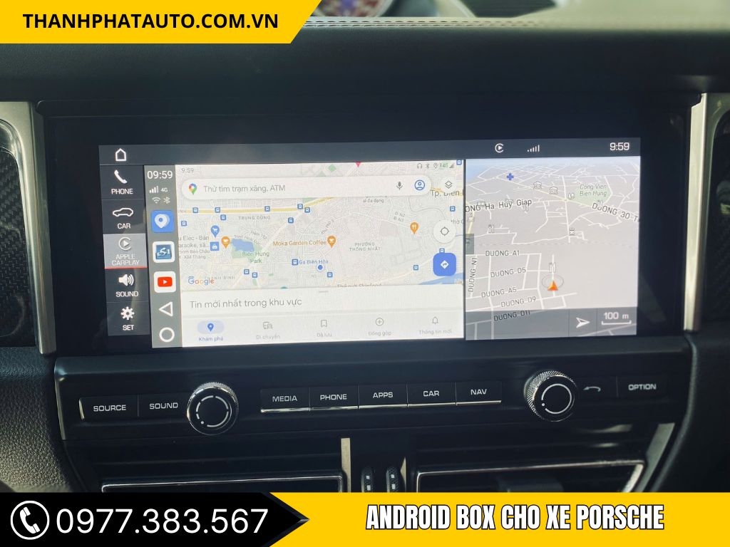 Android Box Xe Porsche