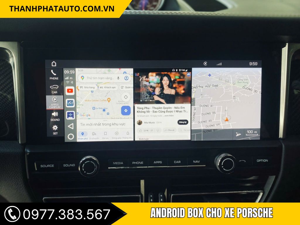 Android Box Xe Porsche