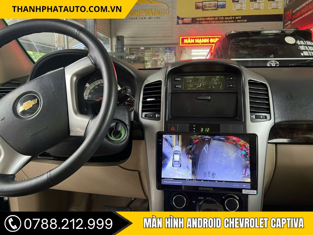 Hình Ảnh Màn Hình Android Chevrolet Captiva 2008, 2009, 2010, 2011, 2012