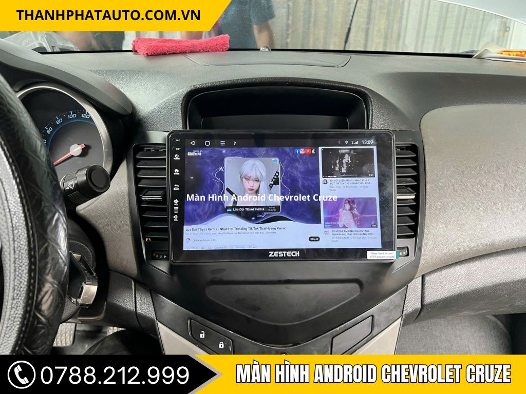 Màn Hình Android Chevrolet Cruze 