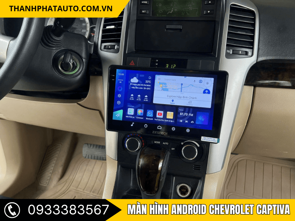 Màn Hình Android Chevrolet Captiva