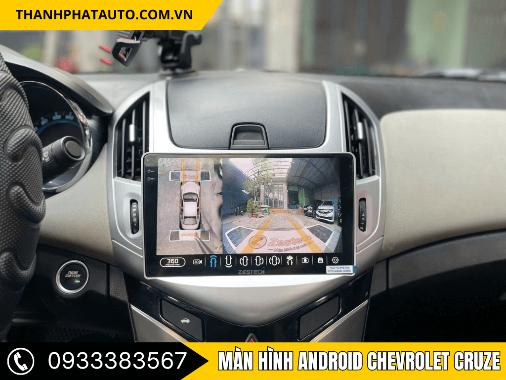 Màn Hình Android Chevrolet Cruze