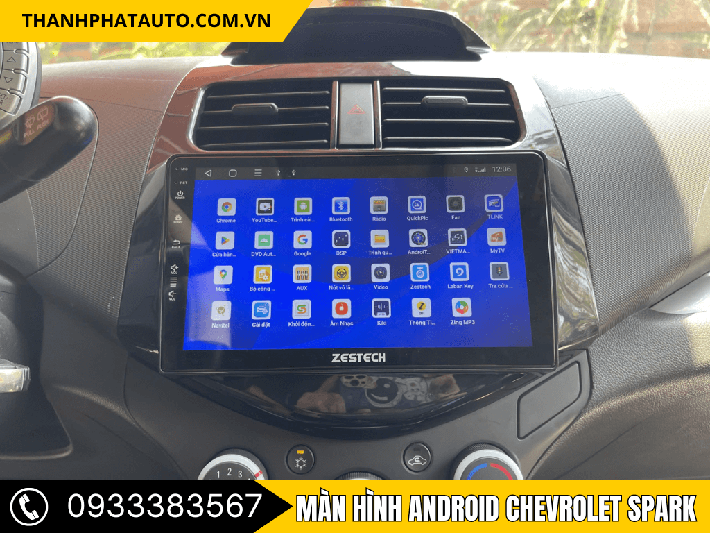 Màn Hình Android Chevrolet Spark