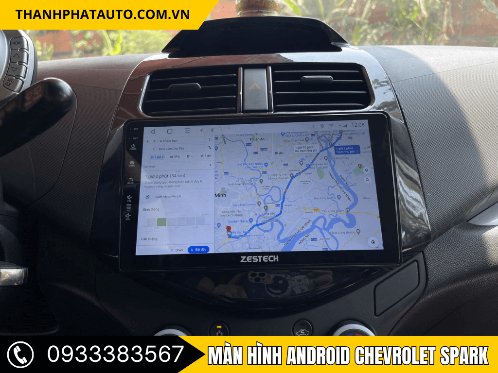 Màn Hình Android Chevrolet Spark