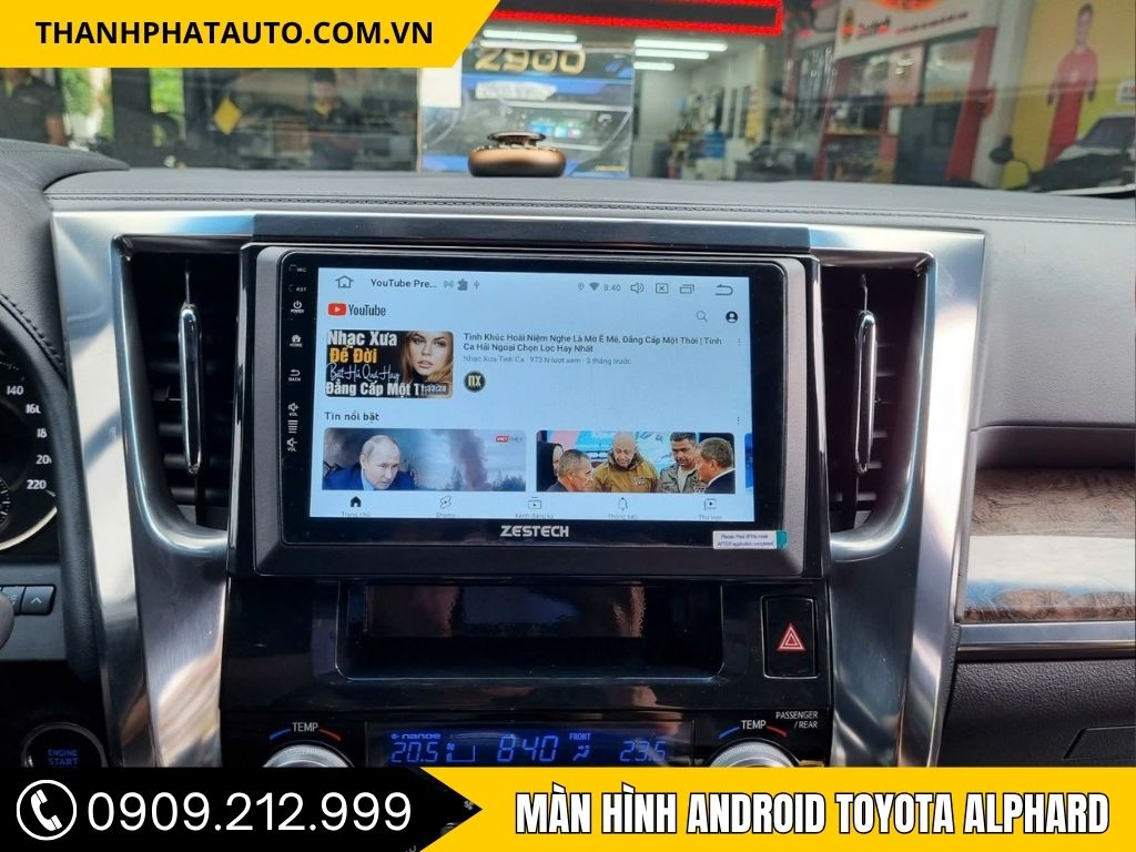 Màn Hình Android Toyota Alphard