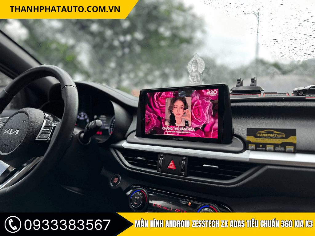 Màn Hình Android ZX ADAS 360 Xe K3