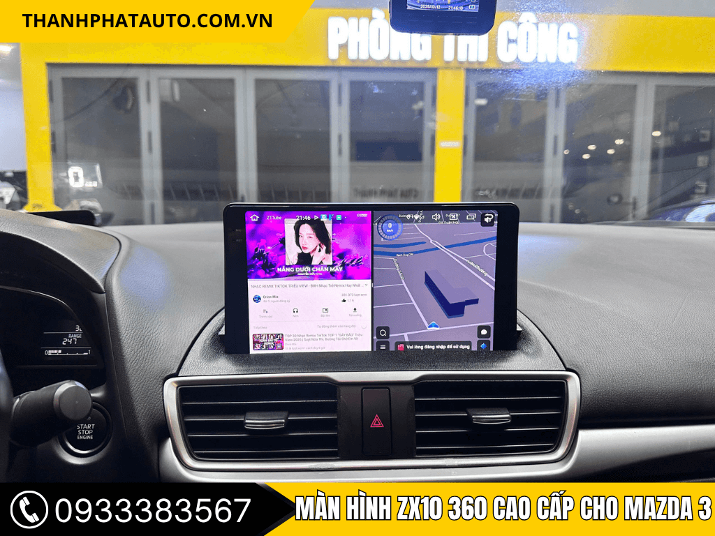 Màn Hình XZ10 360 Cho Mazda 3