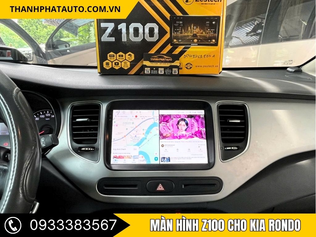 Màn Hình Z100 cho Kia Rondo 2016