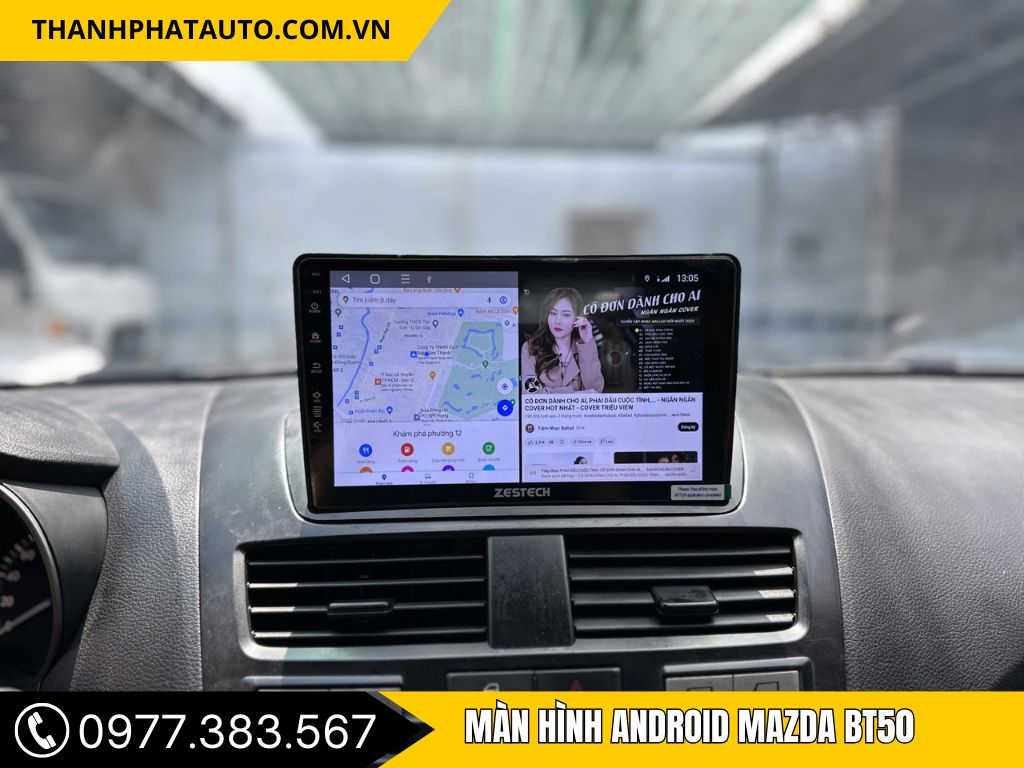 màn hình Android Mazda BT50