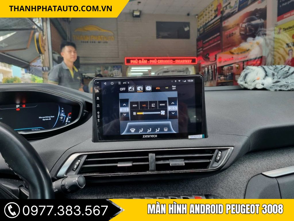 Màn hình Android Peugeot 3008