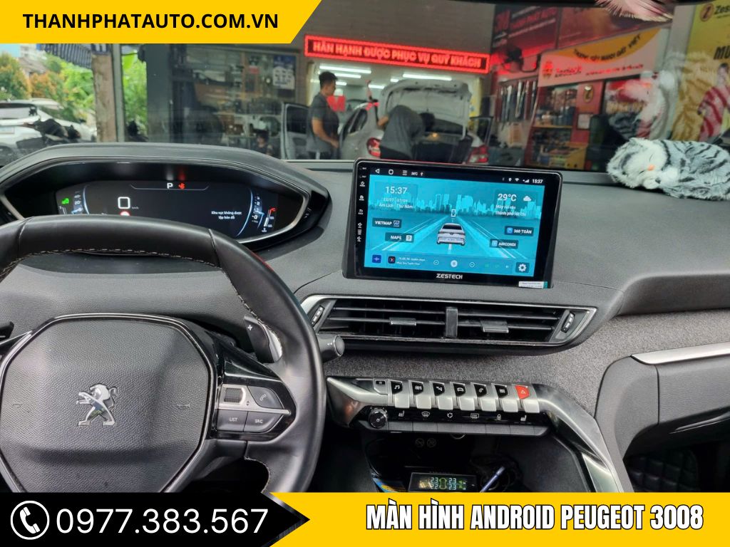 Màn hình Android Peugeot 3008