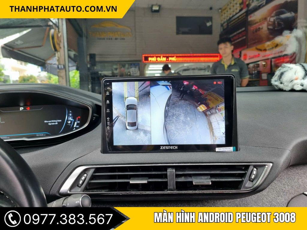 Màn hình Android Peugeot 3008
