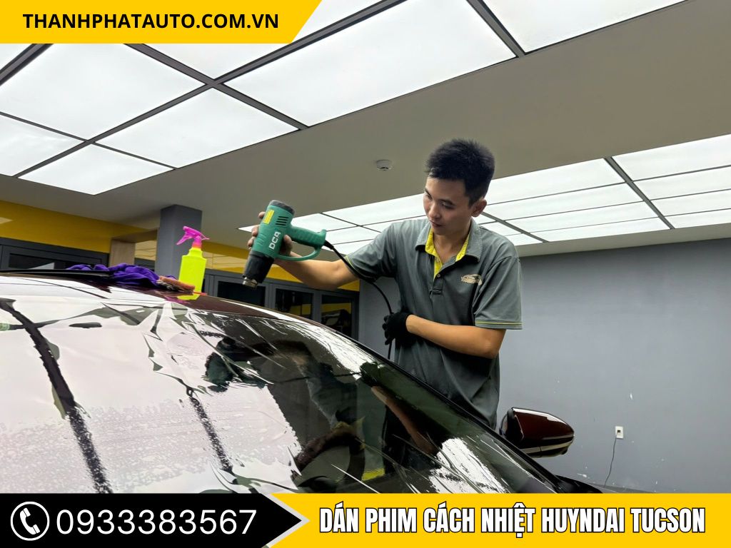 Dán Phim cách nhiệt cho ô tô tại Tây Ninh - Dán phim cách nhiệt cho xe Hyundai Tucson Uy Tín Chất Lượng 100%