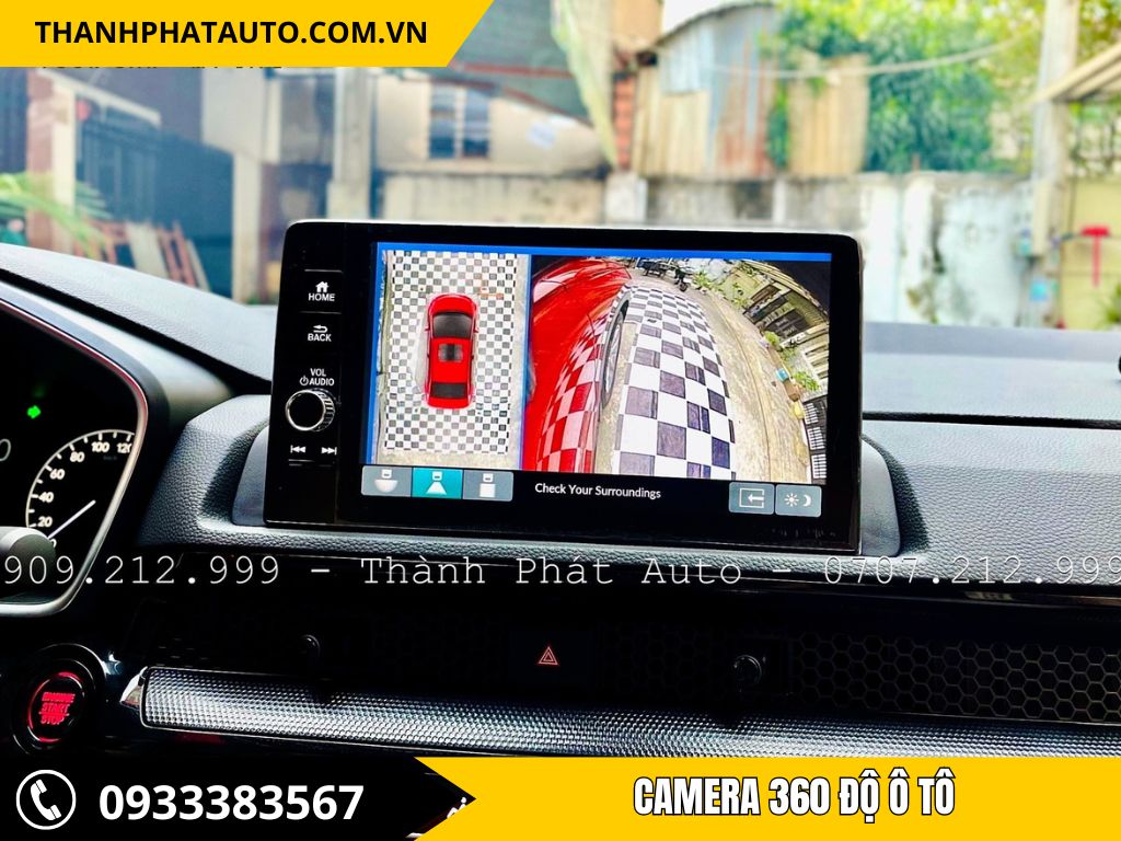  Camera 360 Độ Ô Tô Tại Tây Ninh giúp tài xế quan sát toàn cảnh, đảm bảo an toàn khi lái xe và đỗ xe dễ dàng hơn.