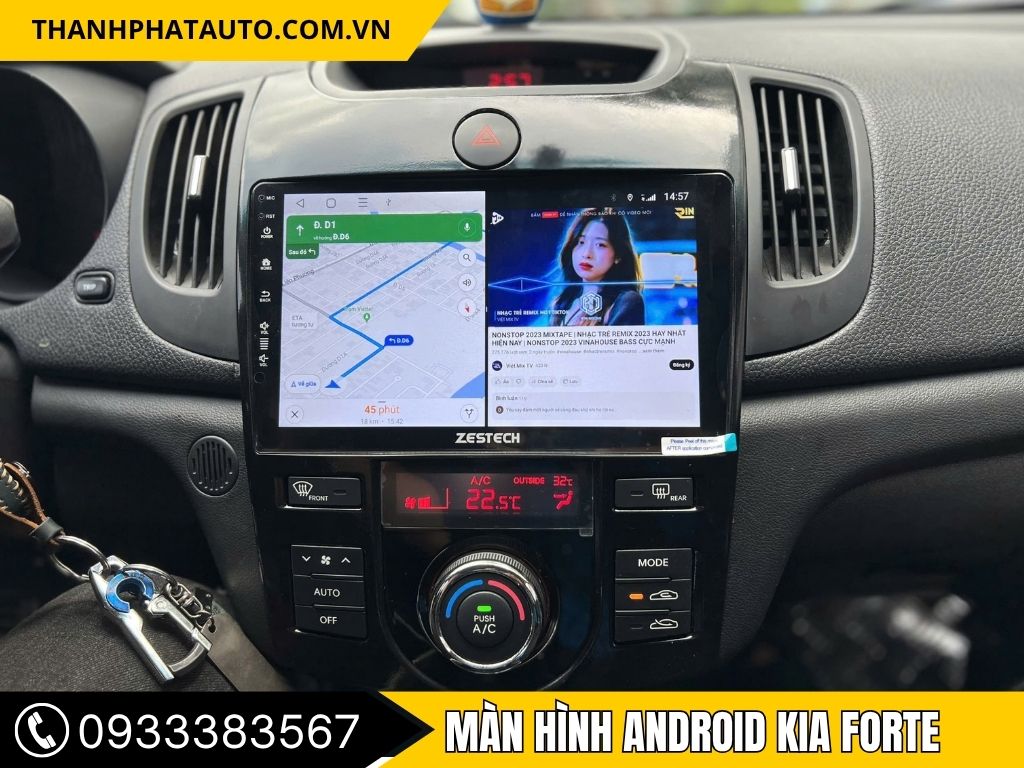 Màn Hình Android Kia Forte