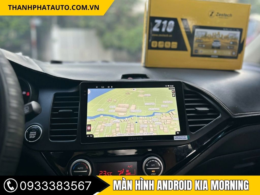 Màn hình android Kia Morning
