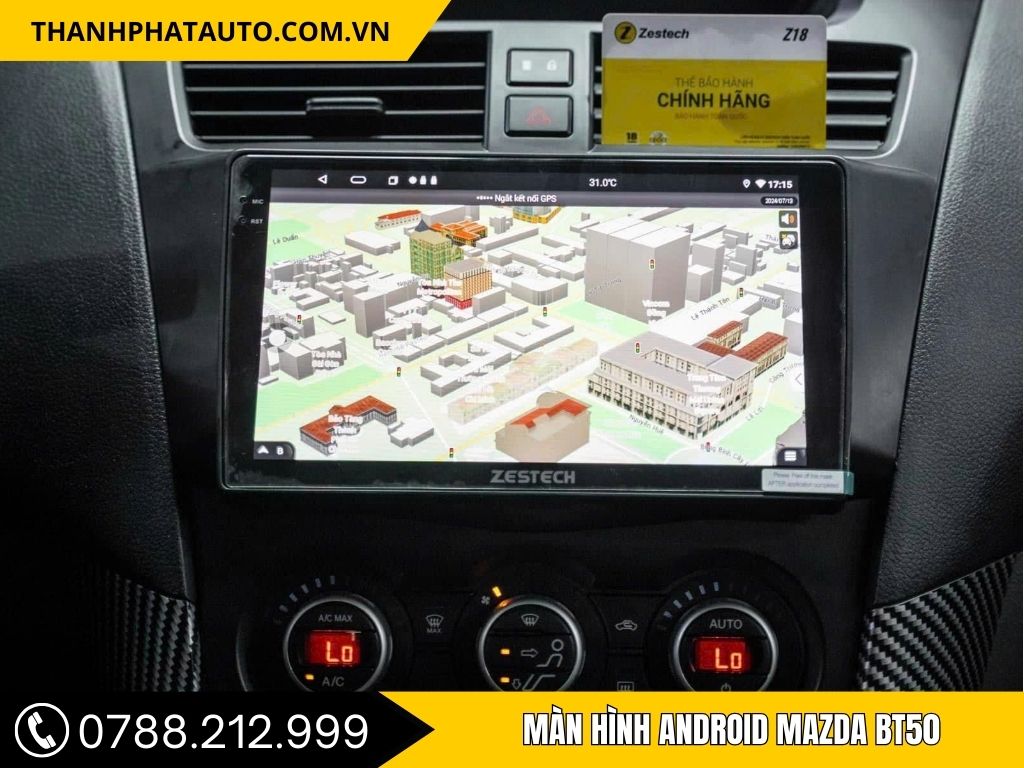 màn hình Android Mazda BT50