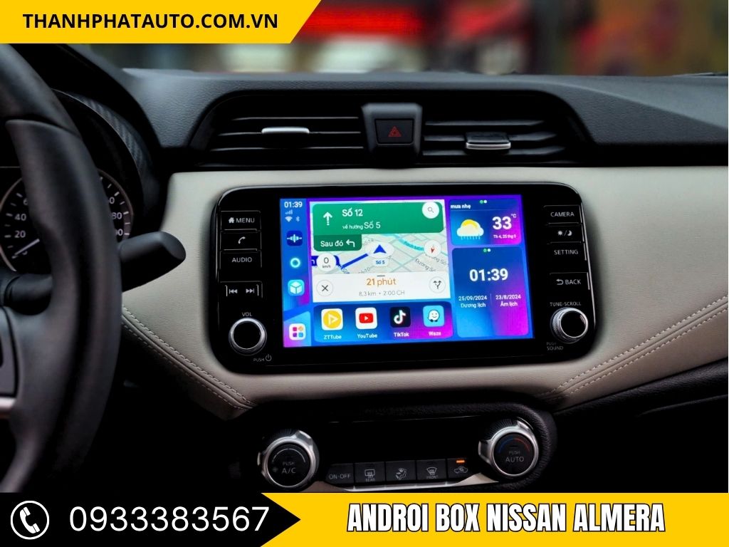Android Box Nissan Almera 2023‑2025 giúp xe trở nên thông minh hơn, nâng cấp hệ thống giải trí và tối ưu kết nối.